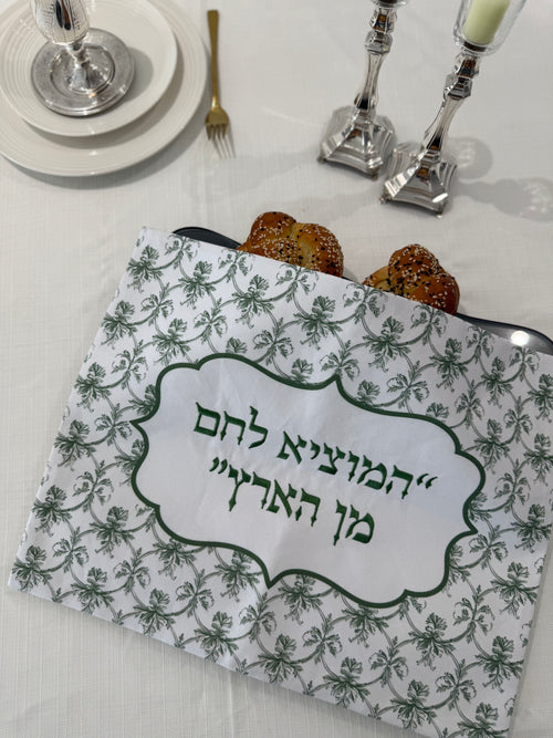 כיסוי חלה ירוק